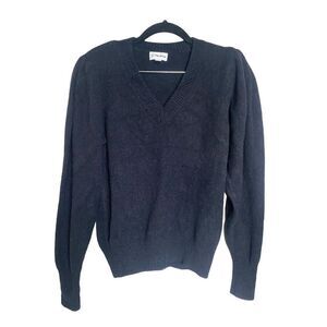 The Drop Black Bubble Sleeve Sweater